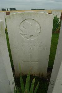 Canada Cemetery Tilloy Les Cambrai - Fitzmaurice, W